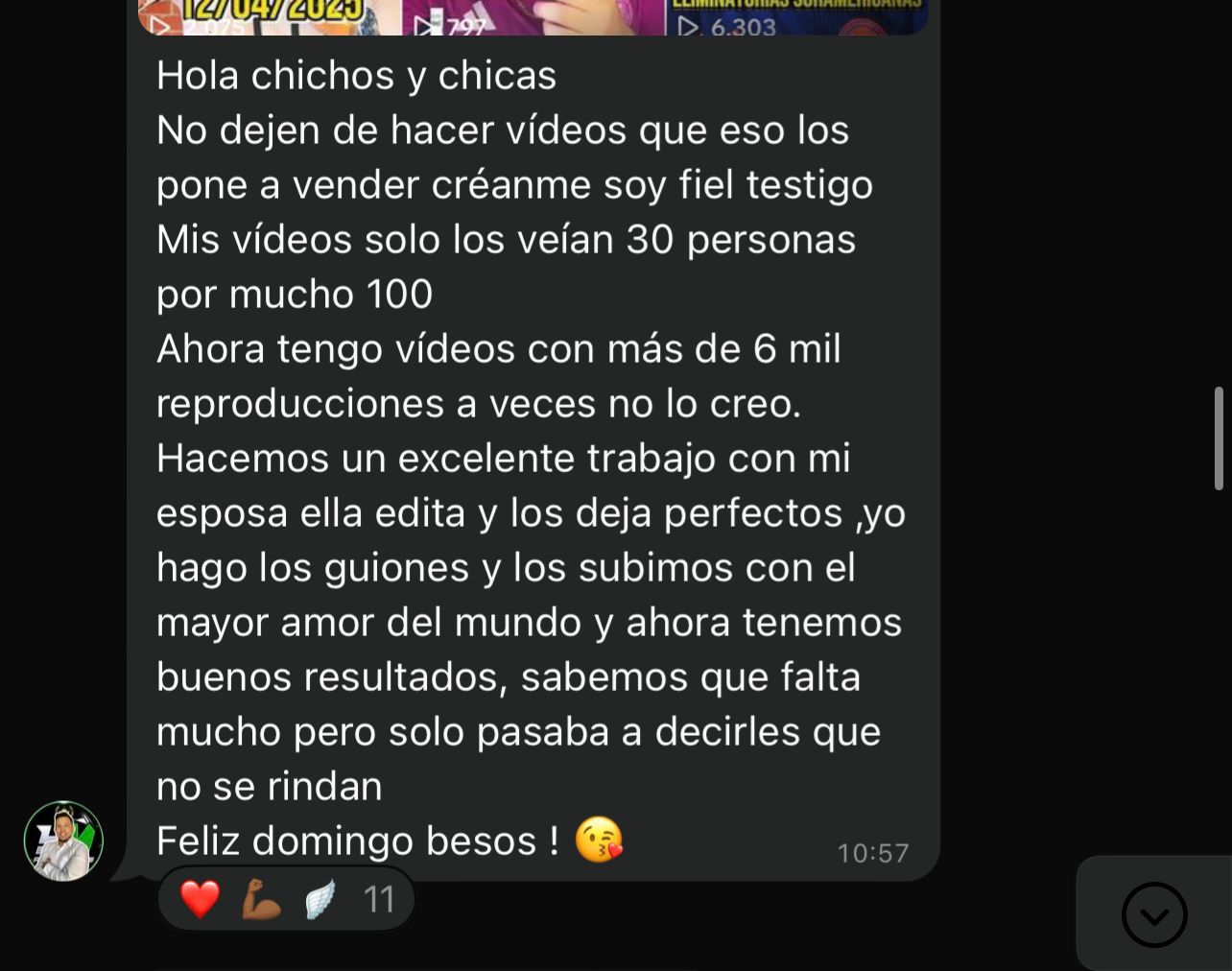 Hola chichos y chicas — 6 mil reproducciones