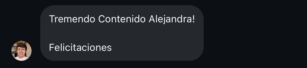 Tremendo Contenido Alejandra