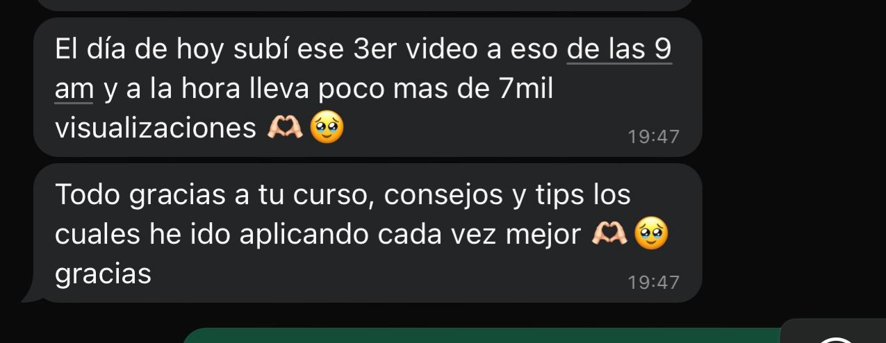 7 mil visualizaciones en una hora