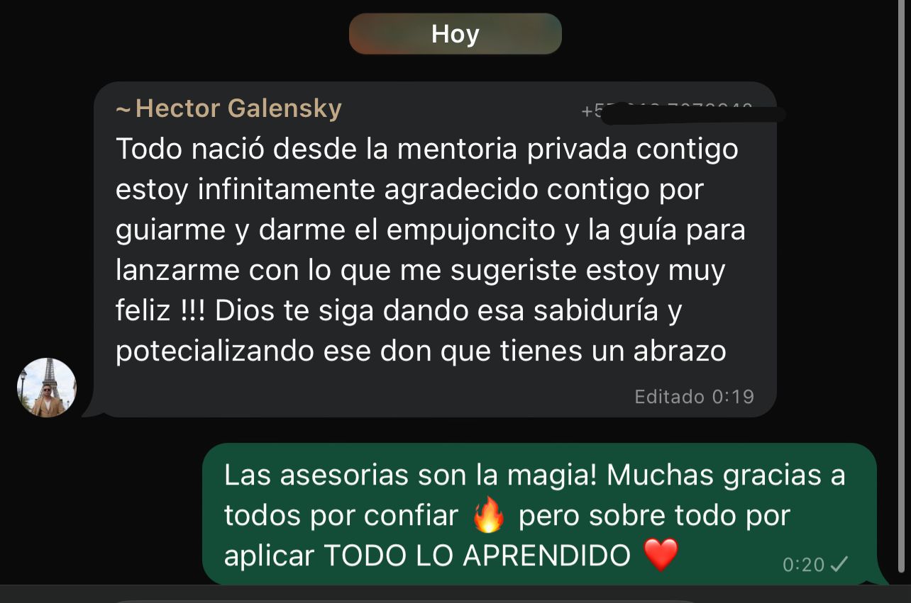 Hector Galensky — Todo nació desde la mentoría