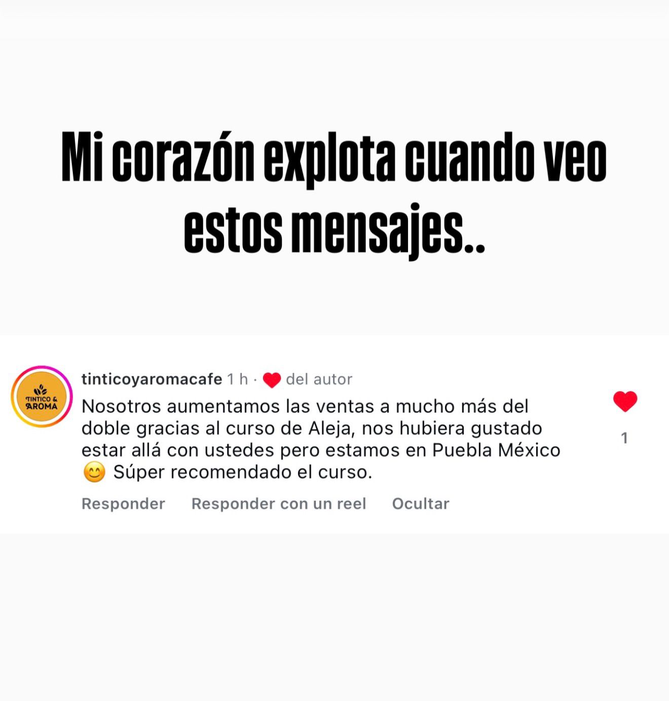 Tíntico y Aroma — ventas al doble
